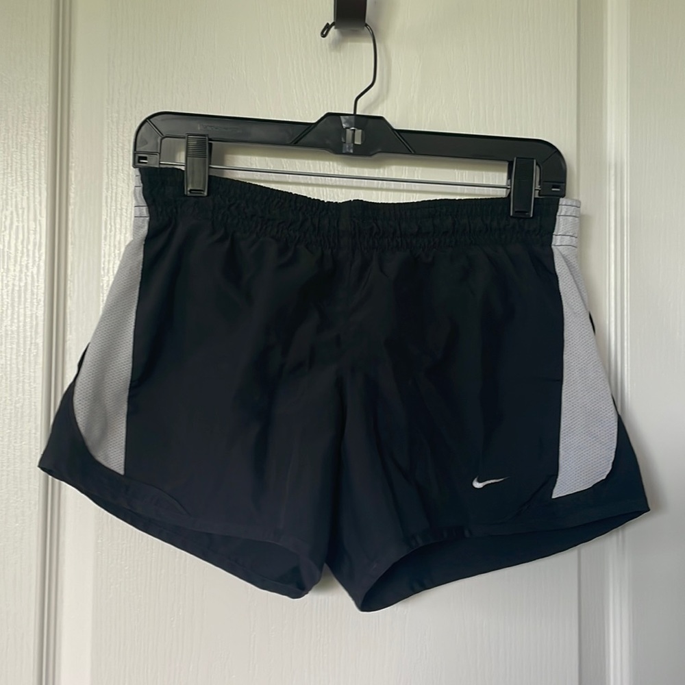 Dri-fit Black and White Nike Athletic Running Shorts